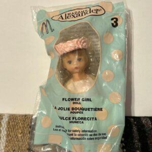 Madame Alexander McDonald’s 2003 Flower Girl Doll Toy #3 Vintage New Sealed